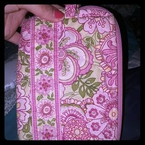 Petal pink makeup case Vera bradley